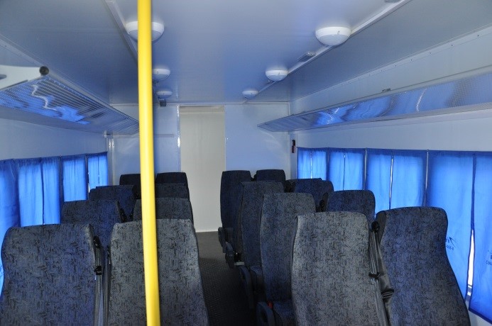 Вахтовый автобус на шасси КАМАЗ-РИАТ 43118-RR 