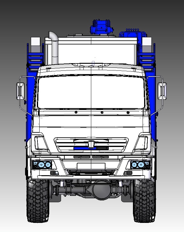 Рисунок камаз 5350